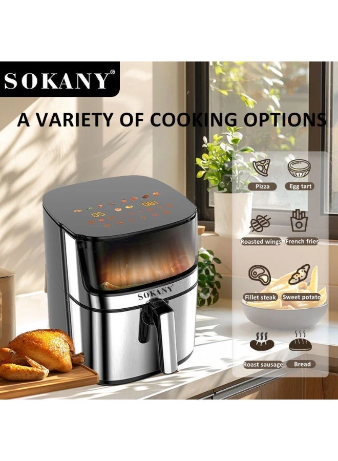 sokany Sokani digital fryer, 8 liters, 2000 watts, SK-10045 - Image 4